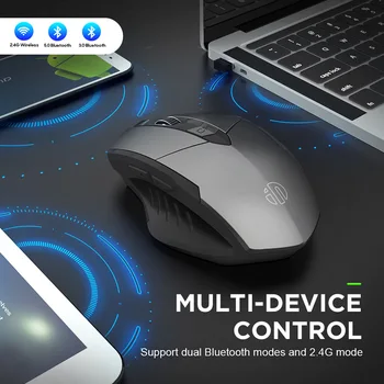Bluetooth miške za polnjenje manipulatorja miško nastavljiv DPI brezžično miško računalnik, mobilni telefon
