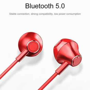 Bluetooth Slušalke Neckband Brezžični Čepkov Bass sistem Stereo Slušalke Športne Nepremočljiva IPX7 Slušalke Slušalke Z Mikrofonom