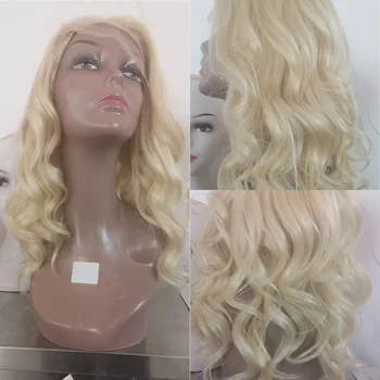 Brazilski Blondinka Človeških Las Lasulje Telo Val Dolgo Remy Človeških Las Svile Znanja Čipke Spredaj Lasulje Za Ženske Naravnih Lasišče Top Hair Lasuljo