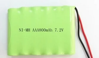 Brezplačna dostava za baterije za polnjenje NI-MH bateriji AAA 800mAh 7,2 V NI-MH baterije Baterije baterije za ponovno Polnjenje