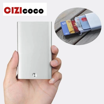 Cizicoco 2020 poslovno kartico sim kovine nerjaveče jeklo, ustvarjalne urad aluminija sim paket imetnik kreditne kartice rfid denarnice