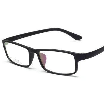 Cubojue 155mm Prevelik Očala Okvirji Moški Ženske Širok Obraz, Očala na Recept Kratkovidnost Dioptrije Eyeglass TR90 Črni Moški