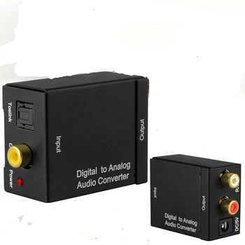 DAC 3,5 mm digitalni nagovoriti optična zvočna kartica HD Digitalni Optični Koaksialni Optični Pretvorbo SPDIF Nagovoriti, da RCA Analogni Pretvornik