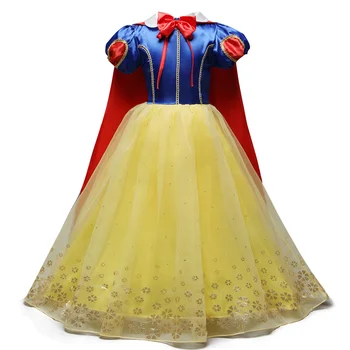 Dekleta Princesa Obleko Za Noč Čarovnic Cosplay Stranka Kostum Otroke Božič Vestidos Otroci Dolg Rokav Robe