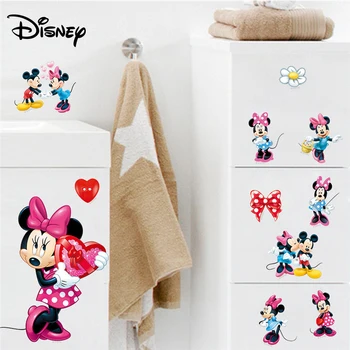 Disney Mickey Minnie Otroci Soba, Spalnica Nalepke Nepremočljiva Odstranljive Nalepke