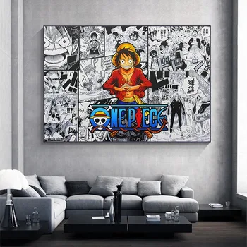 En Kos Anime Plakatov in Fotografij Stenskih slikah, Otroci Platno Slikarstvo na Steni Decorativos Fantje Spalnica Študija Soba Art