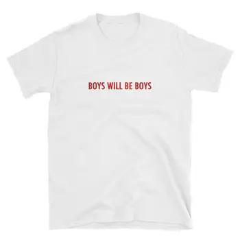 Fantje Bodo Fantje rdeča črka tisk črke Ženske tshirt Bombaž Priložnostne Smešno majica s kratkimi rokavi Za Lady Yong Dekle Top Tee Spusti Ladje S-184