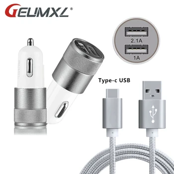 GEUMXL Tip C USB 3.1 Polnjenje Podatkovnega Kabla & Dual USB Avto Polnilec Power Adapter za Teclast Master T8 za 8,4-palčni Tablični RAČUNALNIK
