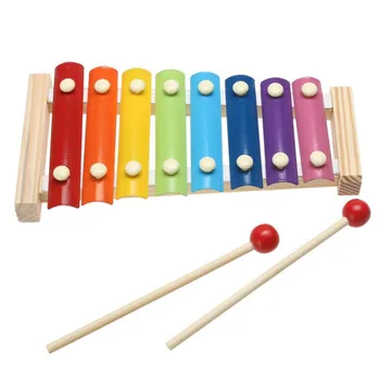 Glasbeni Instrument Igrača Lesen Okvir Slog Xylophone Otroci Otroški Glasbeni Smešno Igrače Otroška Izobraževalne Igrače, Darila