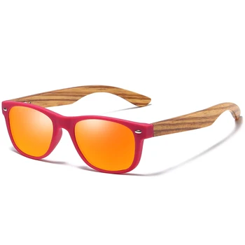 GM Nove Prilagodljive Otroci Polarizirana sončna Očala Fantje Dekleta Otroška Lesena Očala za Sonce UV400 Otrok Očala Očala