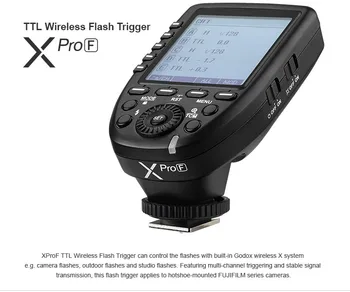 Godox Xpro-F 2.4 G Brezžični High Speed Sync 1/8000s X sistem Flash Povod za Fujifilm Za Fotoaparate Fuji