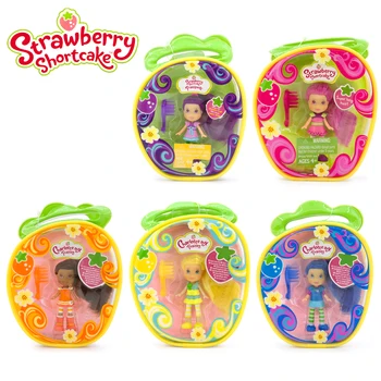 Hasbro Strawberry Shortcake dolge lase Akcijska figura, mini jagode lutke dekle igrati hiša igrače, darila za rojstni dan za otroke