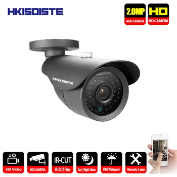 HD Analogni Nepremočljiva Prostem 2MP AHD Fotoaparat 1080P CCTV Kamere Night Vision Varnostna Kamera IR Cut Dela Za AHD DVR Snemalnik