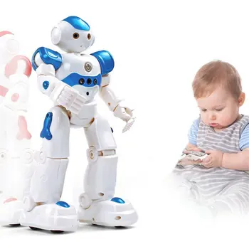 Inteligentni Zgodnje Izobraževanje Daljinski Nadzor Robota Puzzle Fant otroška Igrača Gesto Indukcijsko Polnjenje prek kabla USB