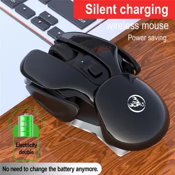 Izklop Miško Za 2,4 G Wireless Mouse 4 Tipke Visoke Ločljivosti za ponovno Polnjenje Urad Kazalec Z 10M Brezžični Sprejem Razdalja