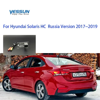 Kamera zadaj Za Hyundai Solaris Limuzina HC Rusija 2017 2018 2019 Rear View camera /tablice fotoaparat ali Stanovanja, Mount kompleti