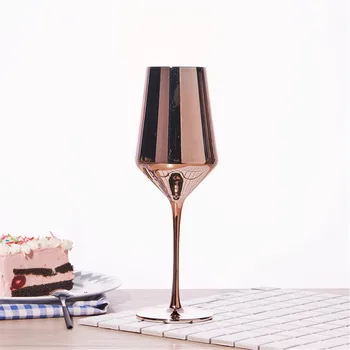 Kristalno Čaš Kozarec Vina Rose Zlati Sok Pijejo Šampanjec Ognjeni Stranka Barware Večerja Vode Doma Dekor Elegantna Luksuzni 420ML