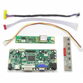 Latumab Nov LCD LED LVDS Krmilnik Odbor Driver kit za N141C3-L03 HDMI + DVI + VGA