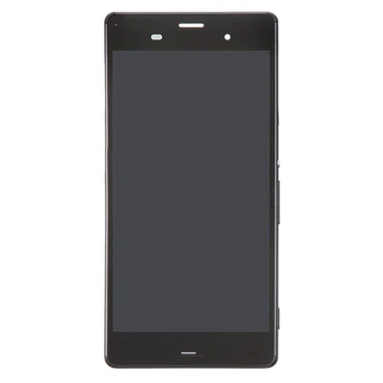 LCD Zaslon + ekran na Dotik z Okvirjem za Sony Xperia Z3 (Dual SIM Različica) / D6633 / L55U (Black)