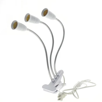 LED Grow Light Celoten Spekter z okova E27 Clip-on Ffs Svetilke 18/28/40/78/120LEDs za Sobne Rastline Cvetje Rast