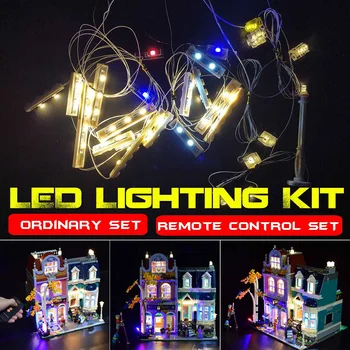 LED Light Up Kit za 10270 za Ustvarjalca Modularni Knjigarne gradniki Igrače Opeke (Model Niso Vključene)