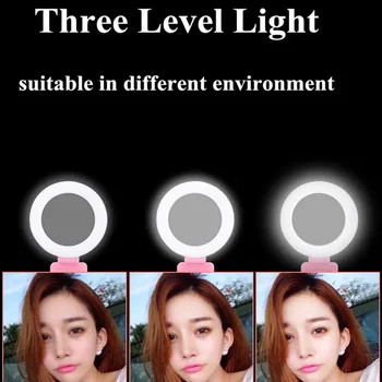 LED obroč svetlobe selfie Dvojna barvna temperatura, svetilk, foto video ringlight fotografija razsvetljava telefon fotograf za iphone