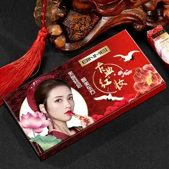 Lepe mat Kitajski slog šminka darilni set polje trajno hranljiva vlažilna šminka kozmetika enostaven za uporabo 6pcs/set