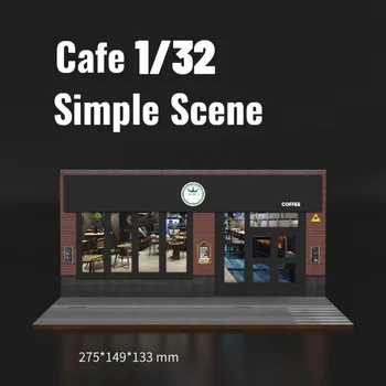 Lesene Simulacija 1:32 Prizorišču Avtomobilov Model Fujiwara Tofu Trgovina, Parkirišče, Garaža Street View Igrača Vozila Zbiranje Zaslon Dekoracijo
