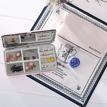 LIYIMENG Nakit Pakiranje Škatla Škatla Za Odlično Ličila Primera Kozmetika Lepota Organizator Posodo Diplomi Darilo za Rojstni dan