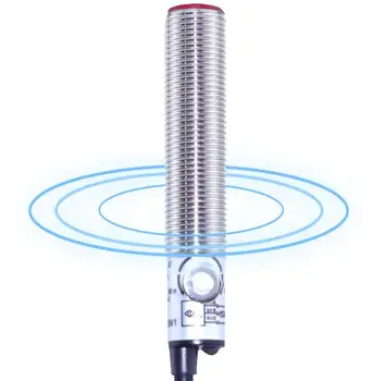 M12 laser razpršenega odboja fotoelektrično stikalo senzor DC npn običajno odprta 24v ir XS12J-D15N1
