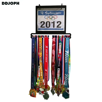 Medaljo obešalnik z rase hlače z oprsnikom imetnik Šport medaljo zaslon obešalnik Maraton medaljo imetnik s pvc vrečke, hlače z oprsnikom