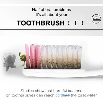 Meigar UV zobna ščetka Imetnik 4 Reža za zobno pasto Razpršilnik Kopalnica zobna ščetka Škatla za Shranjevanje Multi-funkcijo Shranjevanja Držalo Za Dom