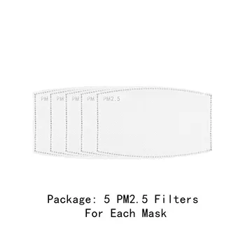 Moda Anime Zmaj Večkratno uporabo Tkanine Masko Nastavljiva +5 PM2.5 Filtrov, Anti-Prah Stroj Windproof Bakterije Dokaz Gripe Maske