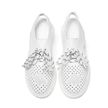MORAZORA 2020 prihod Nove ženske čevlje fashion lace up udobno priložnostne eno čevlji za pomlad poletje ženske stanovanj bela