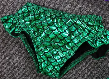 Morska deklica Kopalke, kopalke Bikini Plavanje little princess ariel obleko cosplay kostum otroci za dekle modno zeleno obleko