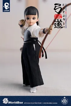 Na Zalogi Lakor Baby 1/6 Kyudo Dekle, Deklica Samurai Dejanje Slika Set Model Zbirke Igrač, Daril DIY