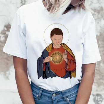 Neznanec Stvari T Shirt ulzzang ženske Priložnostne vrh tee majice majice t-shirt ženski femme oblačila Harajuku Smešno Film