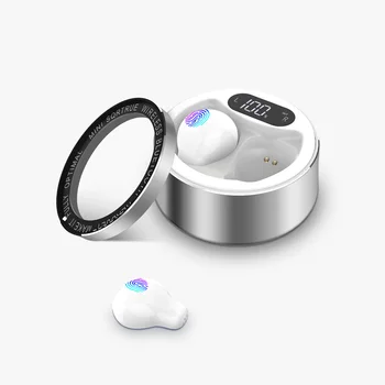 Nova Različica Mini Bluetooth Čepkov z dotikom za nadzor mikrofona, vodotesno brezžično v uho spalna slušalke za moški in ženske