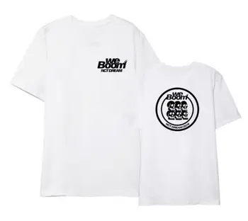 Nove korejske modne Kpop Nct Sanje Smo Boom Album 2 Slog Tiskanje O Neck Majica s kratkimi rokavi Unisex Poletje Kratek Rokav Svoboden T-shirt