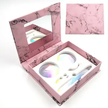 NOVO 10box Magnetni Eyeashes 3d oči, trepalnice, umetne trepalnice podaljšanje trepalnic naravno embalažo polje Darilo škatle za Shranjevanje Primerih Ličila