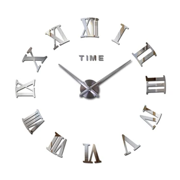 Novo prispeli pravi dom okraski quartz moderne stenske ure ure watch horloge 3d diy akril ogledalo stenske nalepke