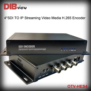 OTV-HES4 H. 265 H. 264 Pretakanje IPTV 4-Kanalni SDI SRT Kodirnik