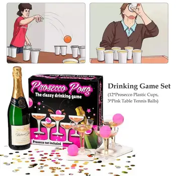 Priljubljeno Pivo Igra Igrače Govorimo Mize Prosecco Pong Prvotno Pitne Igri Zabavno Alternativo Pivo Pong Igrača za Družino Stranka