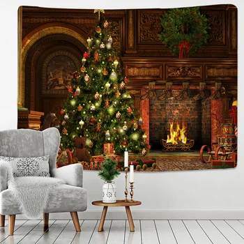Psihedelični scene steno tapiserija doma okras Božično drevo brezplačno dostavo velikih velikosti tapiserija, Bohemian dekorativni stanja