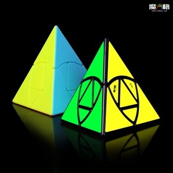 QIYI MoFangGe Duomo Pyramind Riž, Cmoke, Magic Cube stickerless strokovno jinzita Twisty kocka