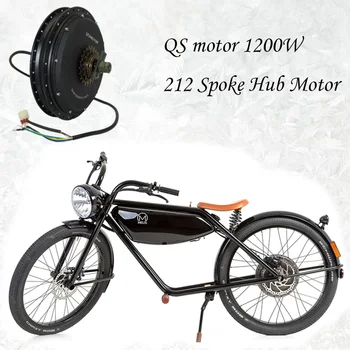 QS Motorjem 1200W 212 35H V1.12 električno kolo kolo govoril hub Motor 48v 45kph Nizka poraba električne kolo 3 hitrosti pest