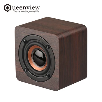 Queenview Lesene Brezžični Bluetooth Zvočnik Mini Prenosni Hi-fi Zvočniki Močan Bas caixa de som Soundbar Glasbe Soundbox Altavoz