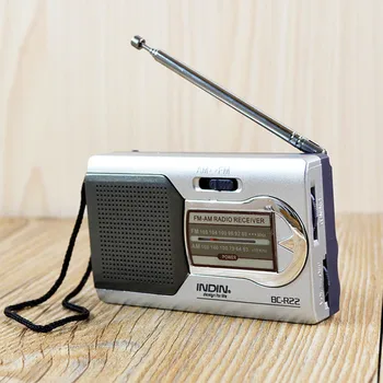 Radio Portatil AM FM Retro Prenosni Radii baterijsko Mini Teleskopsko Anteno Žep Svetu Stereo Sprejemnik Letnik Radyo
