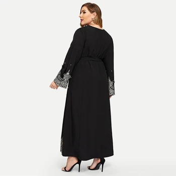 Ramadana Abaya Dubaj Hidžab Muslimansko Obleko Maxi Islamska Oblačila Turške Obleke Abayas Za Ženske Tam Kaftan Caftan Gamis Muslimanskih Wanita