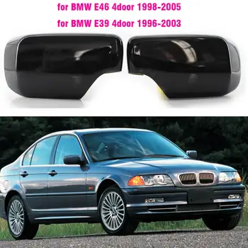 Rearview Mirror Kritje Skp Ogljikovih Vlaken / Black Za BMW E46 E39 4door 325i 330i 525i 530i 540i 1998 1999 2000 2001 2002-2005